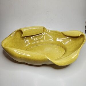 VTG Red Wing USA MCM Console Bowl Yellow M 1468 100th Anniversary Edition